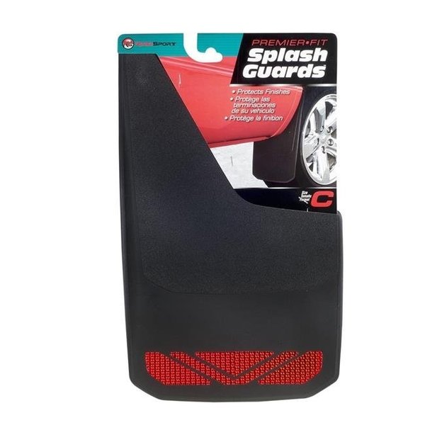 Power Flow Power Flow 4326 Splash Guard Red Prism; Black P41-4326